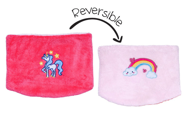 Reversible Neck Warmers - Unicorn | Rainbow