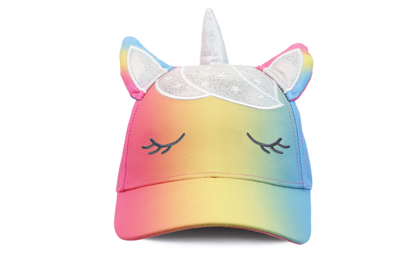 Kids 3D Cap - Rainbow Unicorn