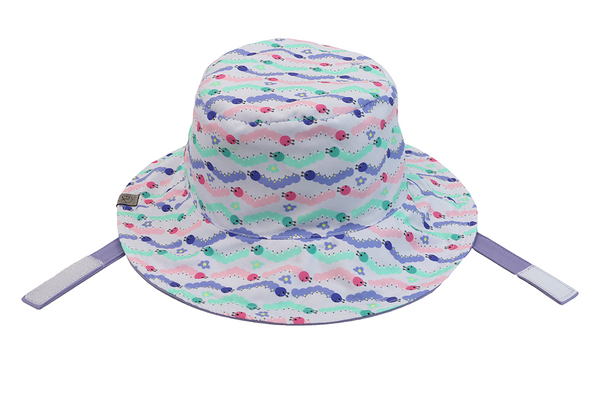 Reversible Baby/Kids Mixed Sun Hat - Caterpillar