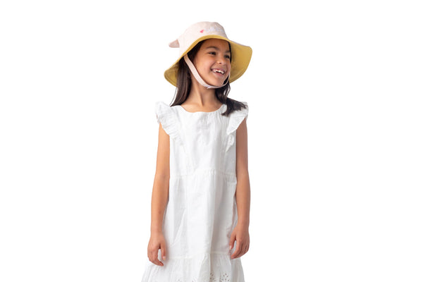 Reversible Baby & Kids Sun Hat - Leopard & Zebra