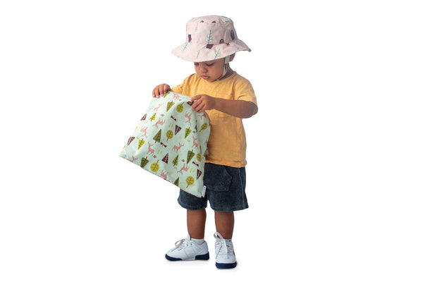 Kids 2-Sided Wet Bag - Moose | Cottage