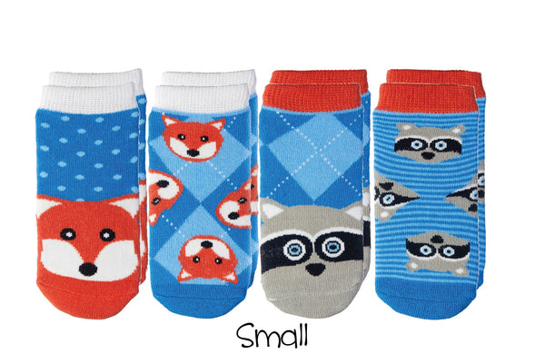 Cabin Socks - Fox | Raccoon