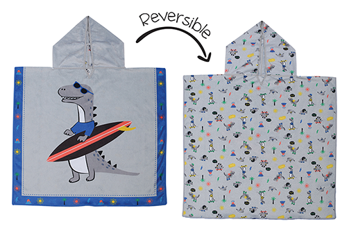Reversible Kids Cover Up - Dino