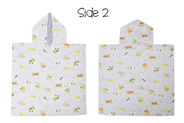 Reversible Kids Cover Up - Sloth | Zoo