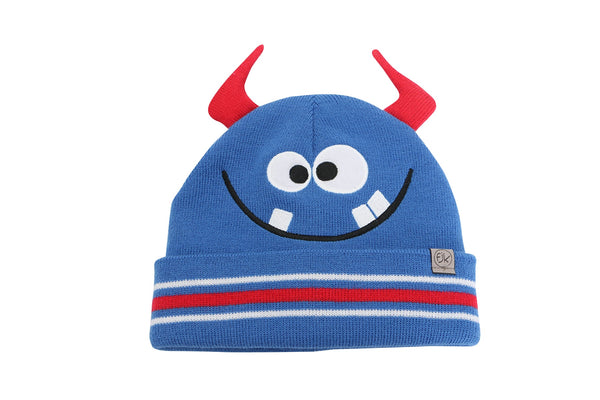 Kids Knitted Beanie - Monster