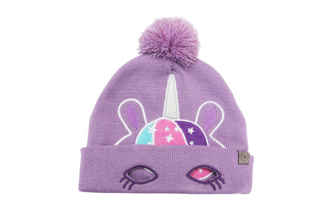 Kids Knitted Beanie - Unicorn