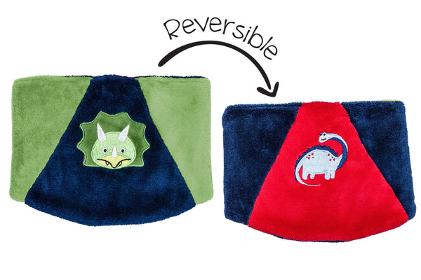 Reversible Neck Warmers - Dinosaurs