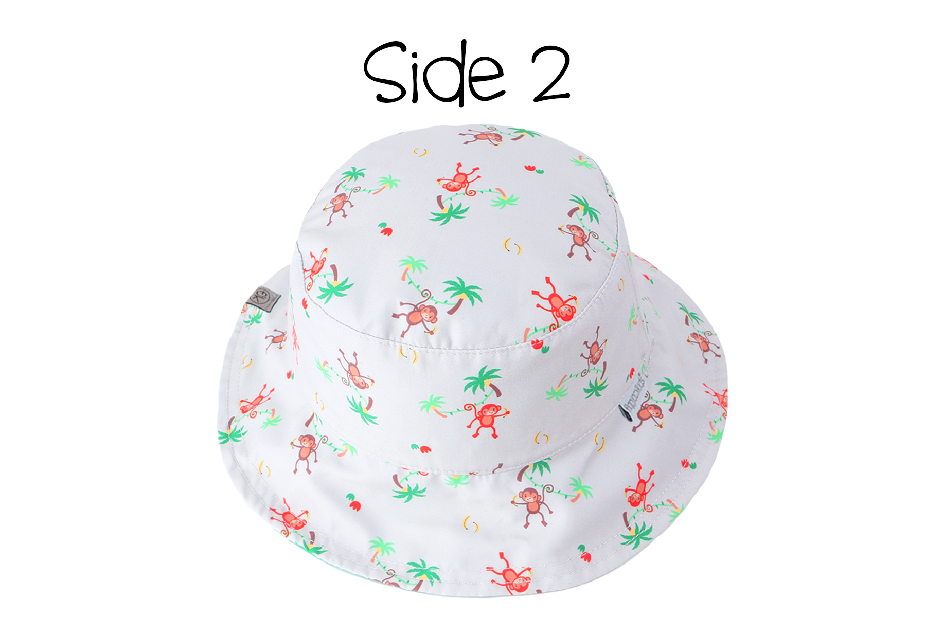 Reversible Baby & Kids Patterned Sun Hat - Safari