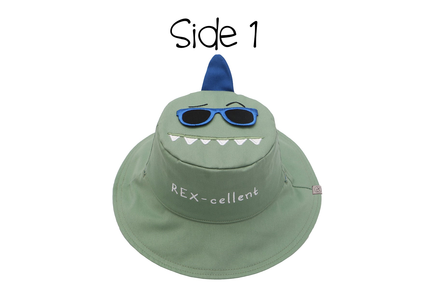 Premium Reversible Kids & Toddler Dinosaur Sun Hat - FlapJackKids