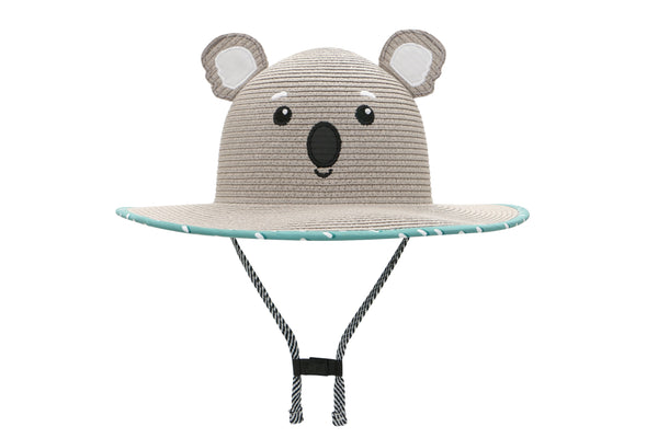 Kids Lifeguard Straw Hat - Koala