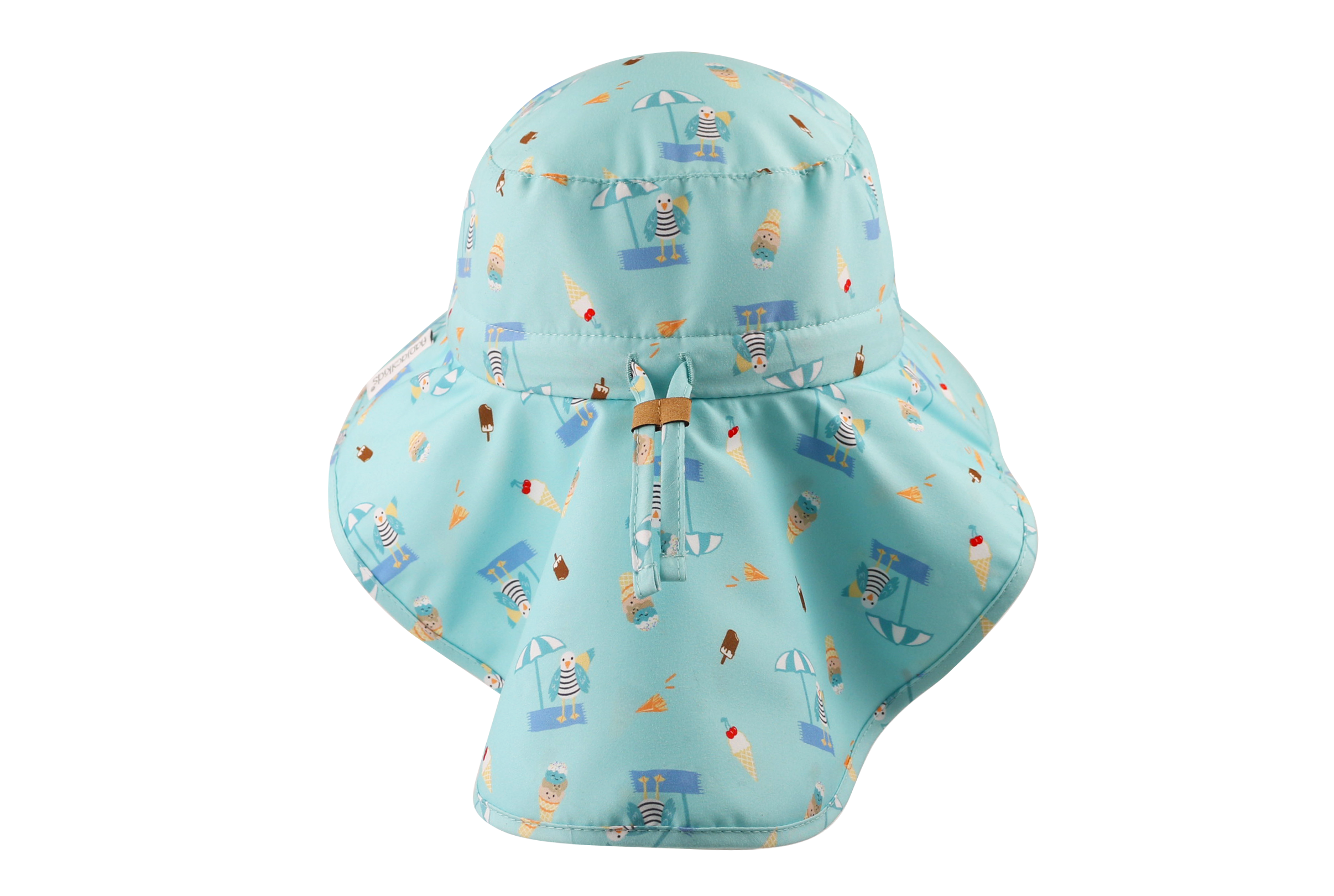 Baby Kids Sun Hat with Neck Cape Seaside FlapJackKids